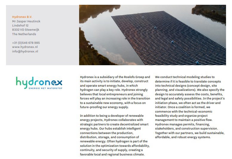 Hydronex in Hydrogen Guide 2023 - Hydronex